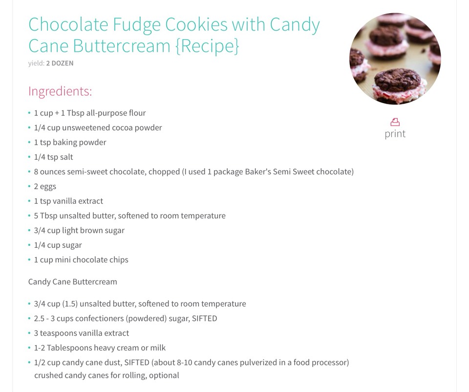 Chocolate Fudge Cookie With Candy Crane Butter Cream! 😍😘👍🏻
