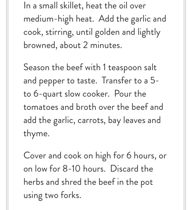 SLOW COOKER BEEF RAGU