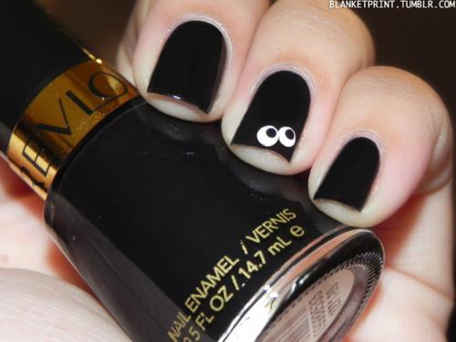 32. And for the easiest Halloween manicure ever…
