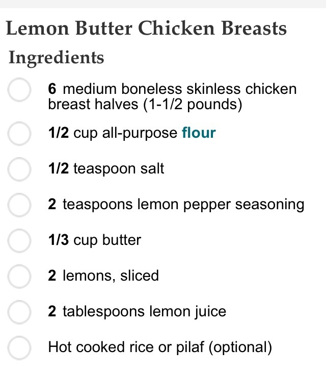Lemon Butter Chicken Breasts Recipe Easy To Make 