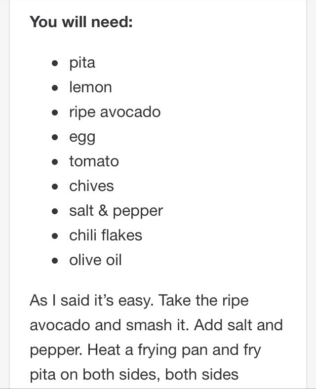 🍕🍳Healthy Pita With Avocado & Fried Egg A'la Fast Breakfast Pizza🍳🍕