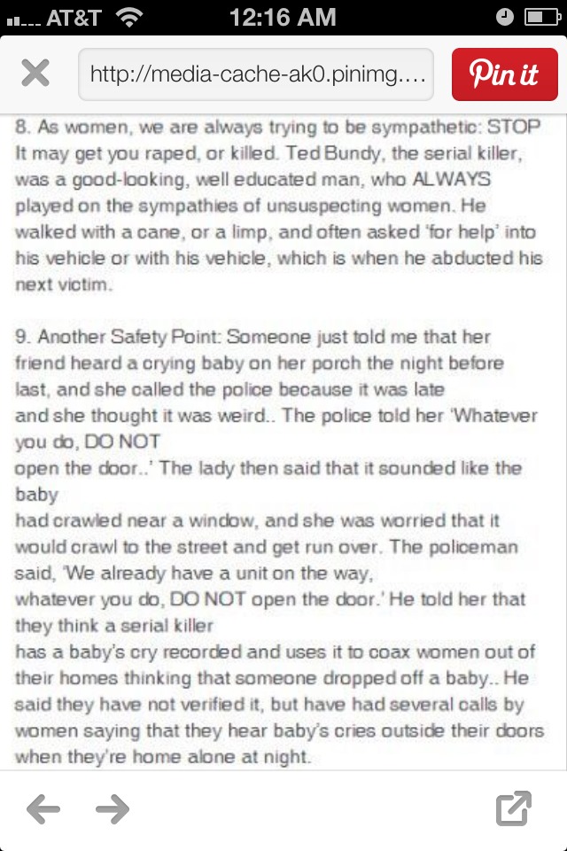 Safety Tips For Women **MUST READ**
