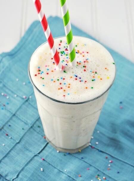 Put a pinch of sprinkle on everything to make your child drink even the healthiest smoothies
