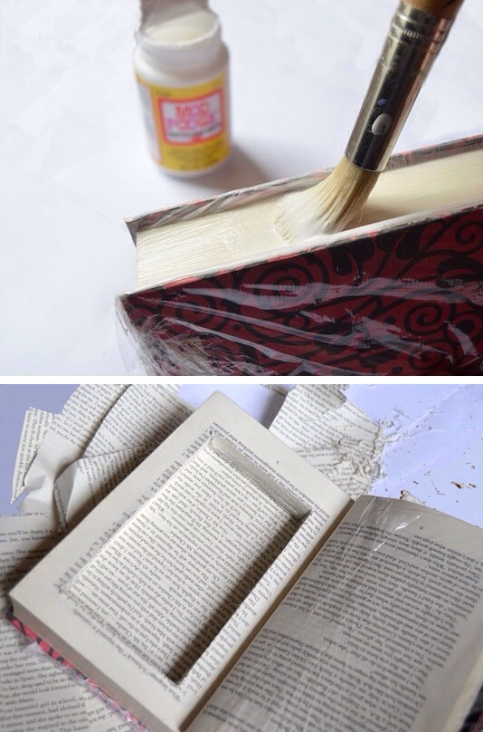 22. Secret Stash Book
What a fun surprise! Not just a book, but a secret place to stash your valuables, or just something pretty awesome to have hanging out on your bookshelf. You could also fill it with candy, money, bookmarks, or anything else practical for whoever you’re giving it to.