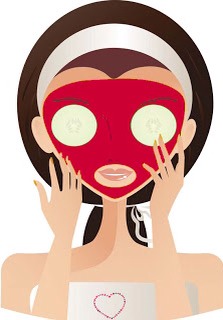 Cranberry face mask