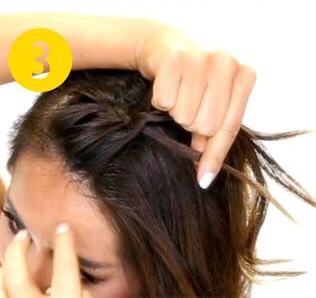 Cute French Braid Messy Side Bun
