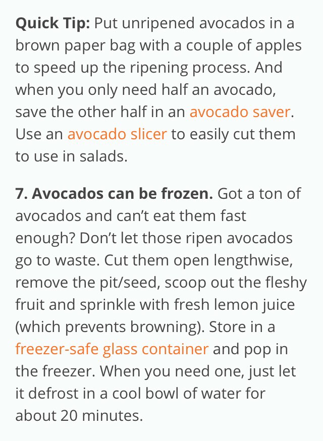 "15 THINGS YOU DIDN'T KNOW ABOUT AVOCADOS"
