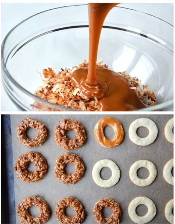 Homemade Samoa Girl Scout Cookies!! 