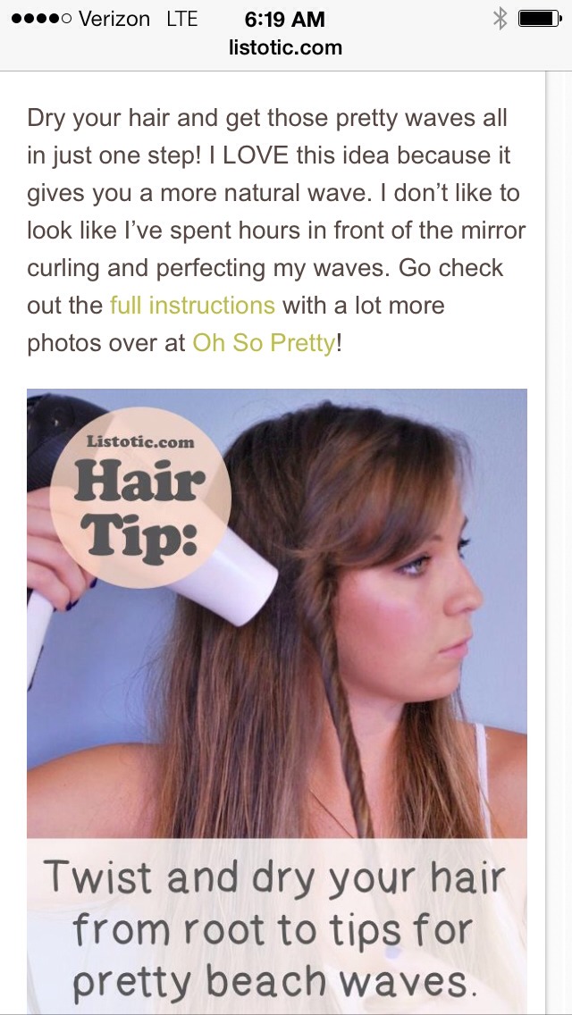 Hair Tips Every Girl Needs To Know About!👍