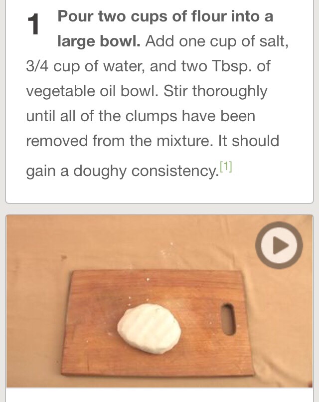 D.I.Y Salt Dough ornaments