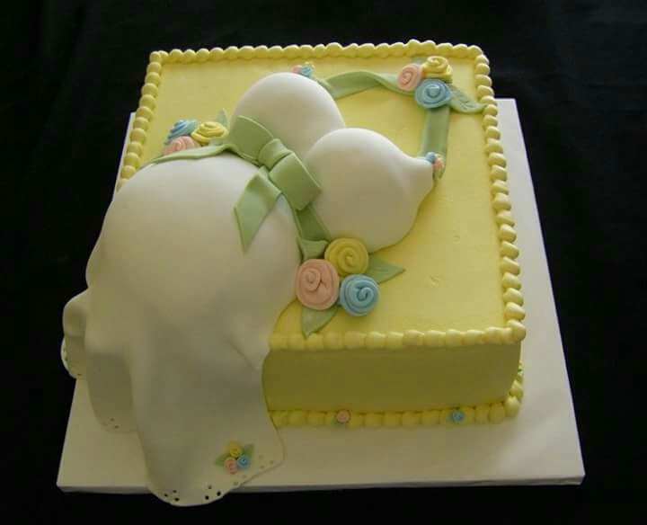 baby shower pregnant belly cakes 