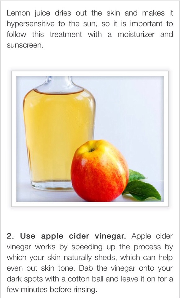 " How- To: Get Rid Of Dark Spots"👌