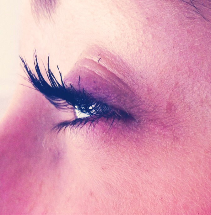 My eyelashes after a week