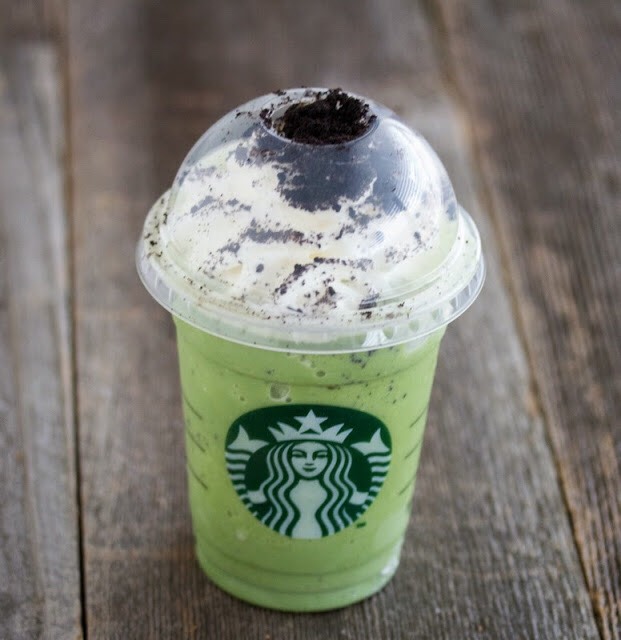 Peppermint Chocolate Chip Frappucino: 
Order a Vanilla Bean Frappuccino with 1-2 pumps of peppermint syrup & Java chips 