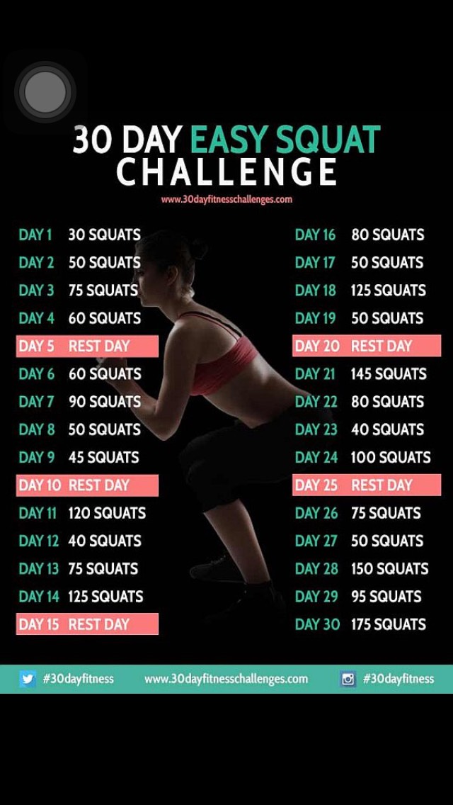 30 Day Challenge Workouts