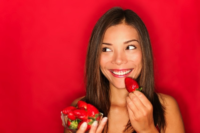 11. 'Strawberries are a great natural source of salicylic acid, which is found in lots of products that fight acne,' says Sorina Groza. 'Mix three to four strawberries with two tablespoons of natural yoghurt and leave the mixture on your skin for 10 minutes before rinsing it off with warm water.'