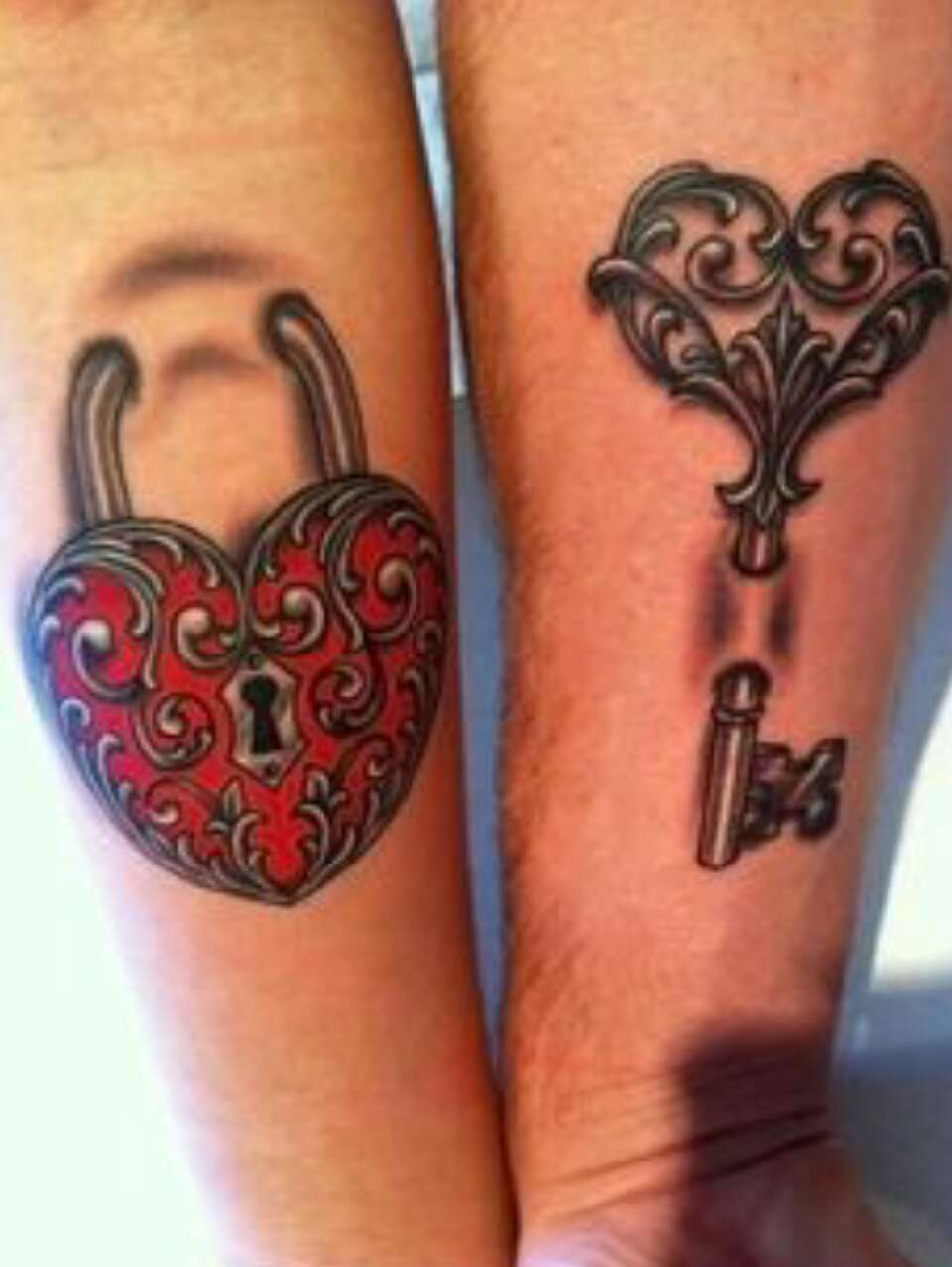    Lock And Key Tattoos!!!!
