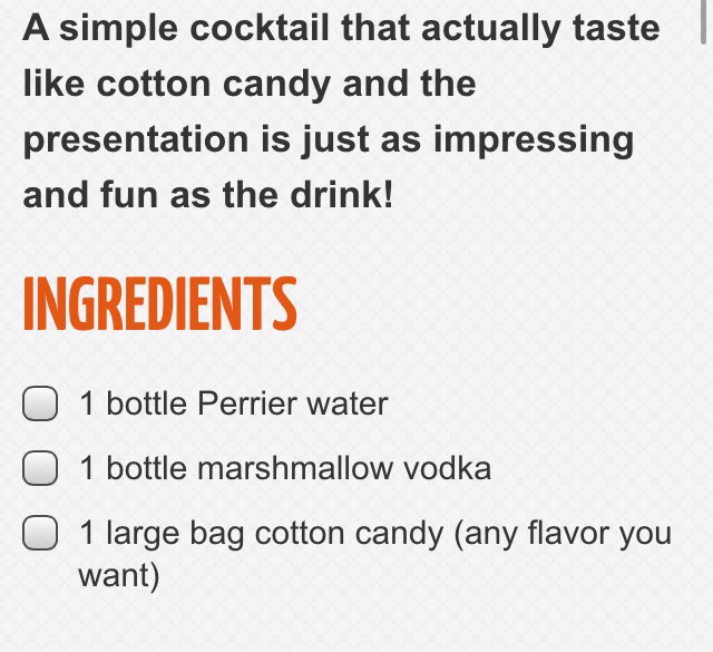 Cotton Candy Cocktail 💖