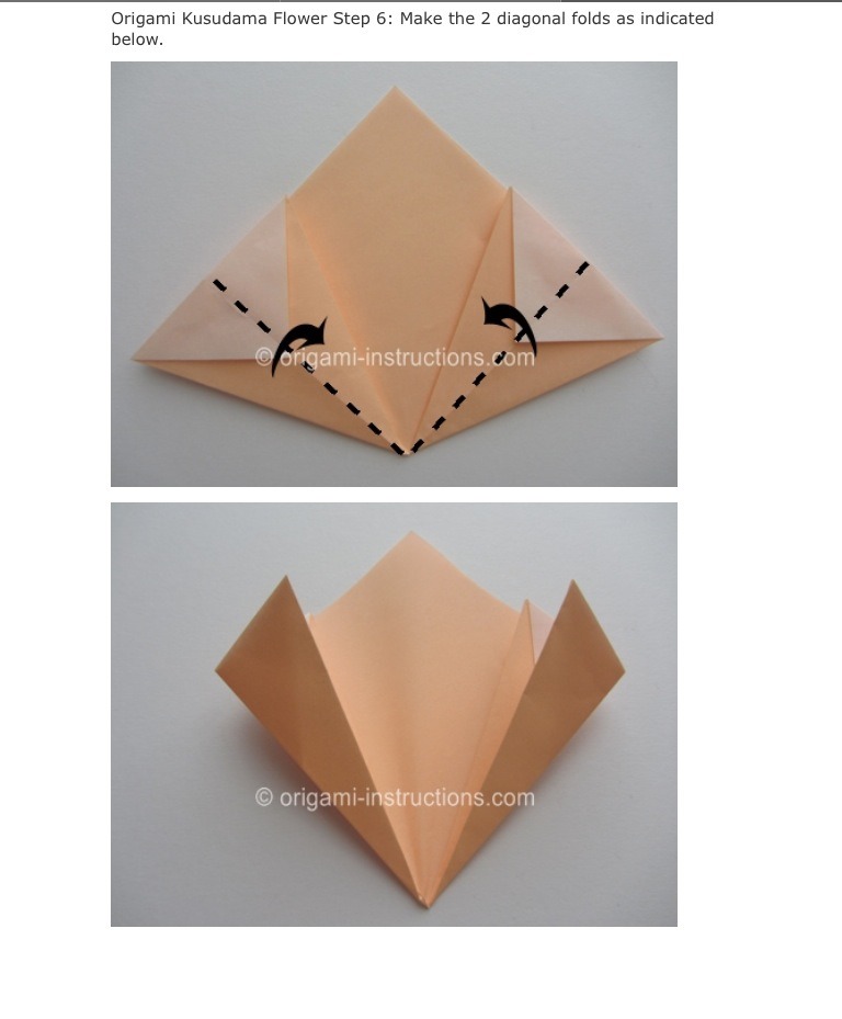 Valentines Day Tip: Origami Kusudama Flower Folding; 8 Quick Steps 💐🌸