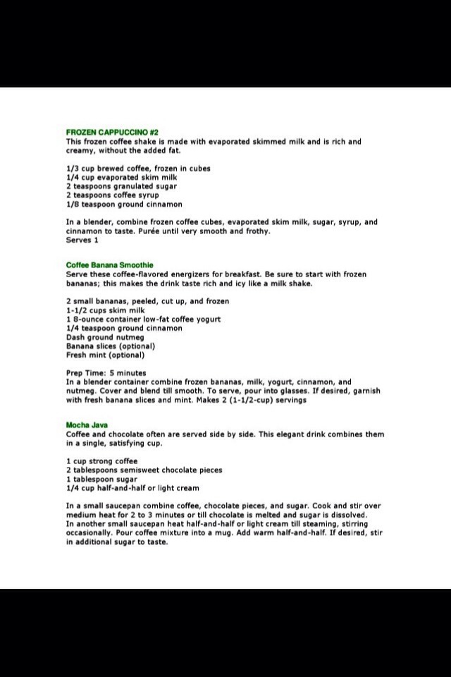 DIY Starbucks Recipes!!!! 