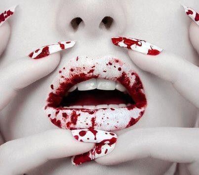 Creepy Halloween Lip Makeup Ideas
