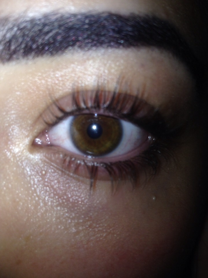 This is after using baby oil 