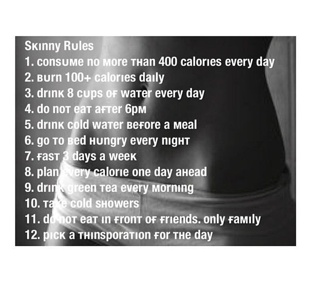 12 easy steps for a thinner you.