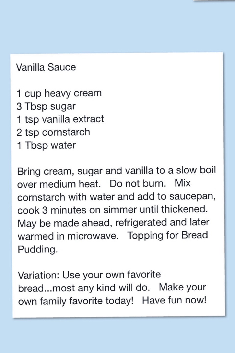 Granny's Apple Bread Pudding 