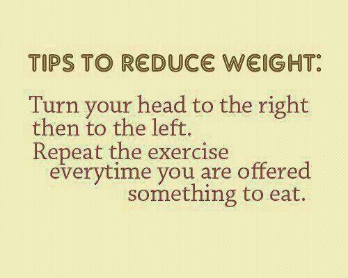 Easy tip to reduce weight gradually