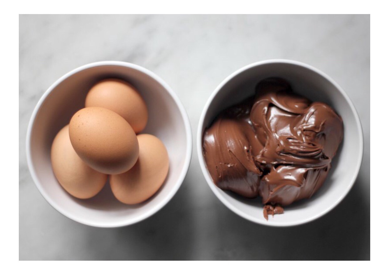 2 Ingredients Nutella Brownies. π«