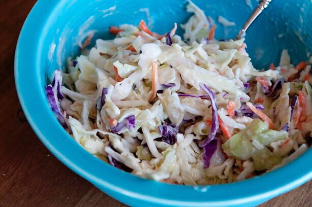 Easy Coleslaw Dressing 

http://www.food.com/recipe/easy-coleslaw-dressing-186437
