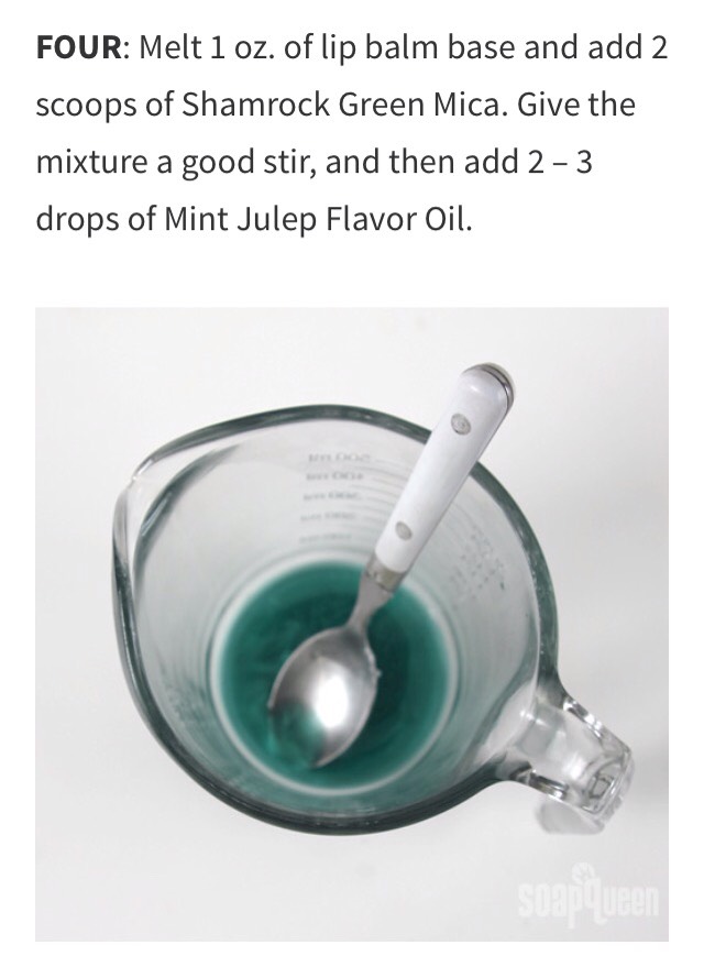 MINT CANDY LIP BALM ~ DIY 💋