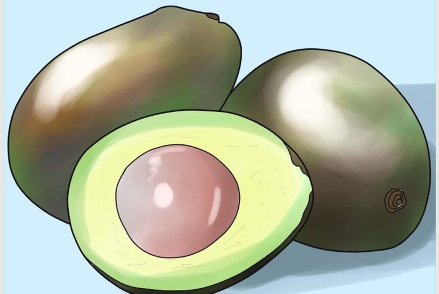 Eat omega-3 fatty acids. This "good" fat contributes to healthy, shiny hair and skin. It's found in a number of delicious foods like avocados, nuts, salmon, flaxseed oil, and more. You can also take fish oil supplements for large bursts of omega-3 if you want an extra boost.