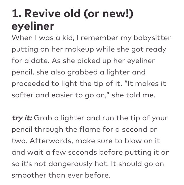 10 Old School Beauty Tricks