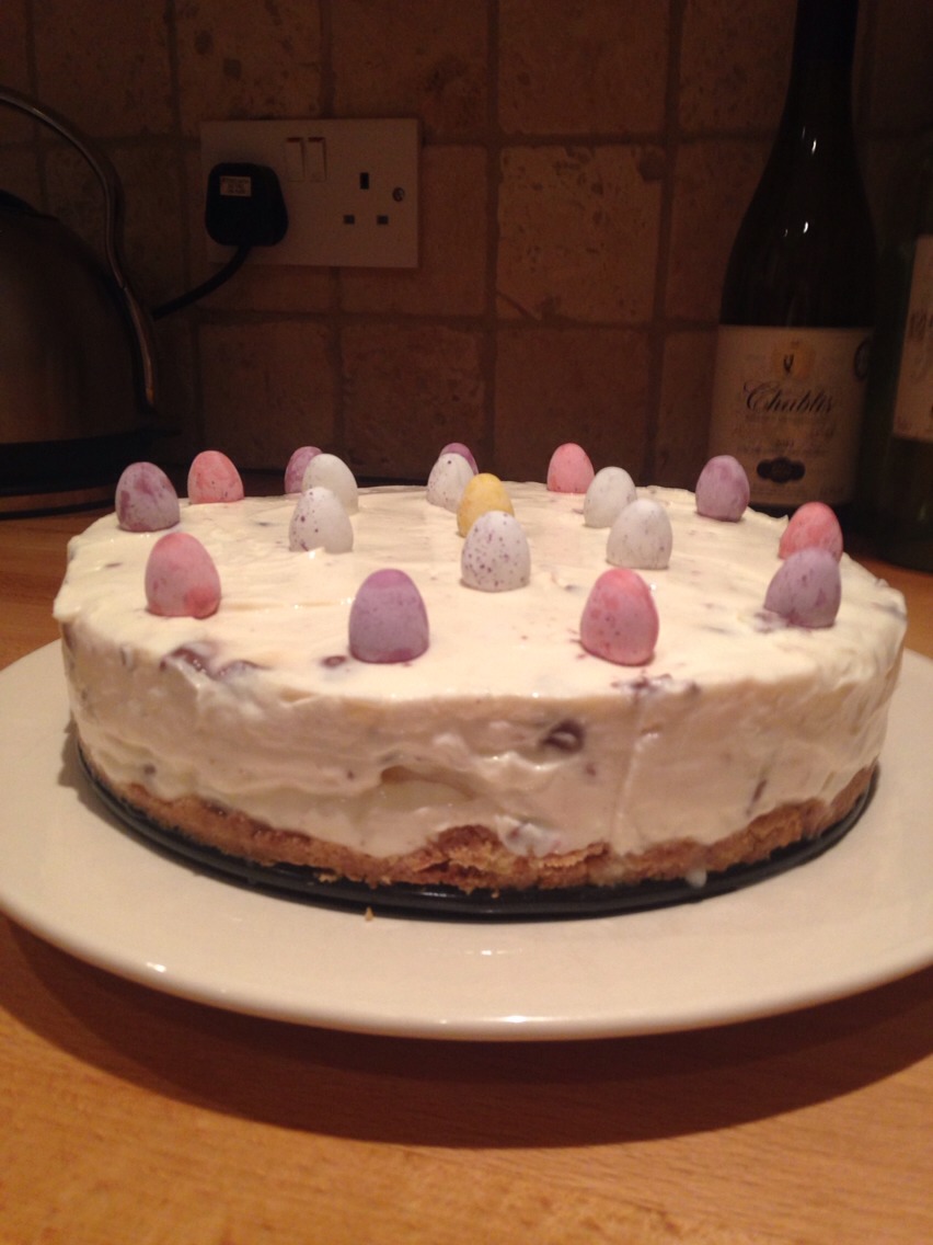Mini Egg Cheesecake! Super Simple Recipe:)