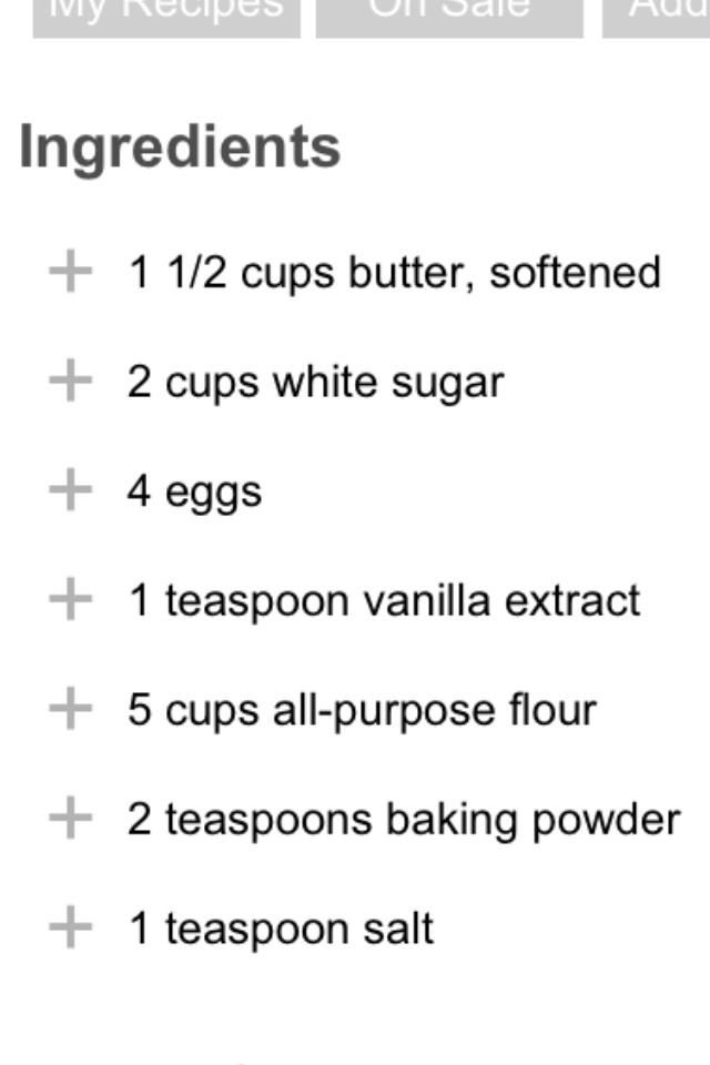 Sugar cookies recipe