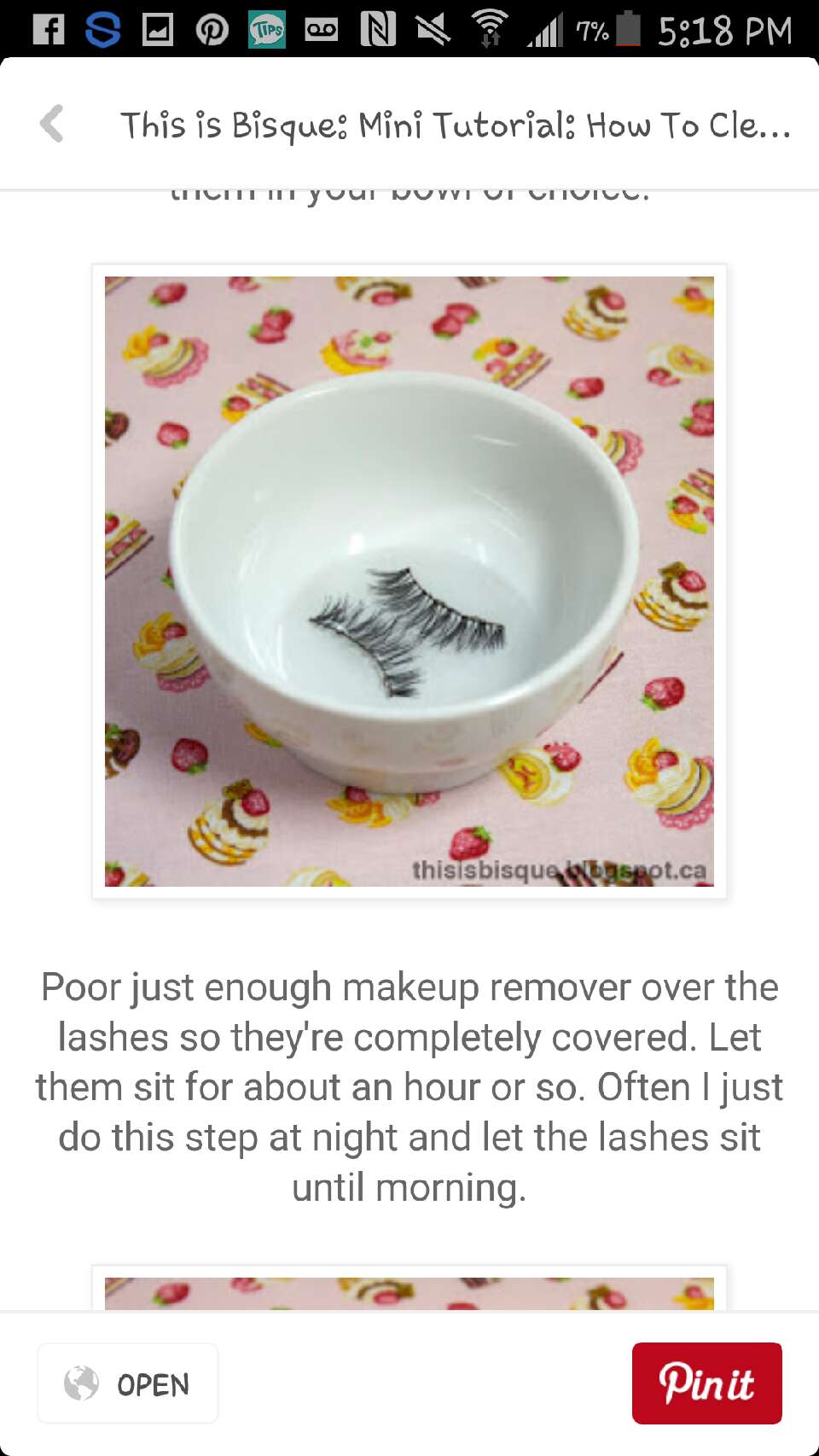 how to clean ur false lashes 