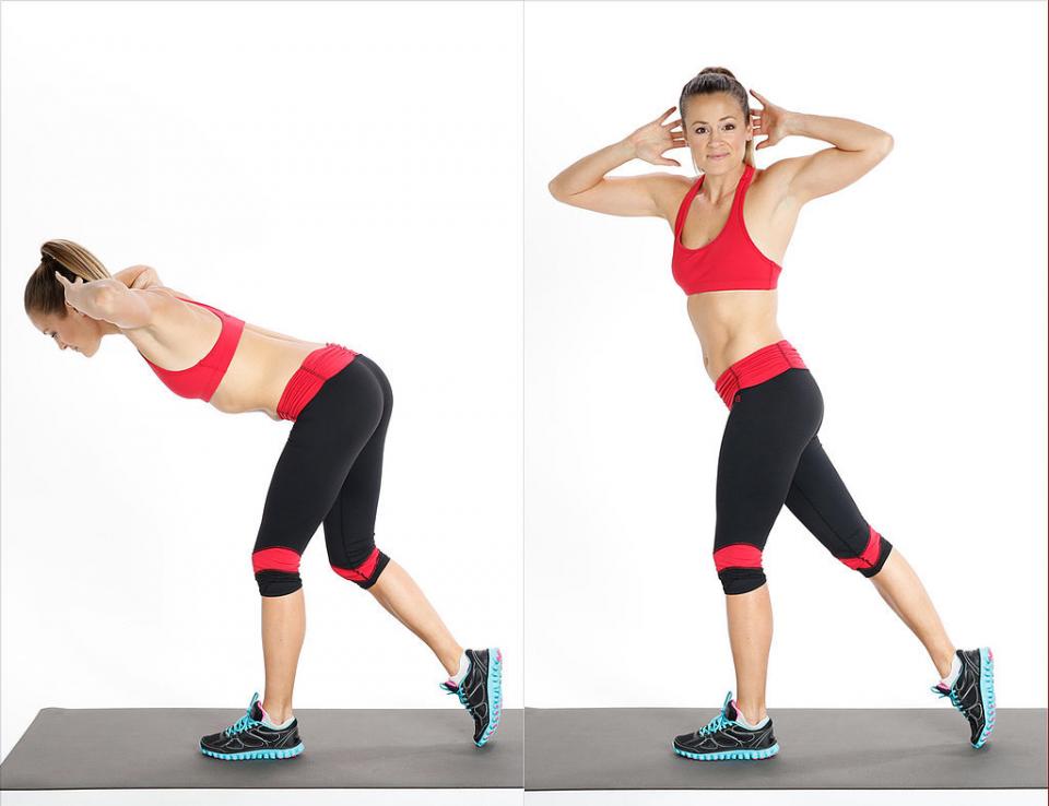 Circuit Two: Rotating Deadlift

Reps: 12, each side
