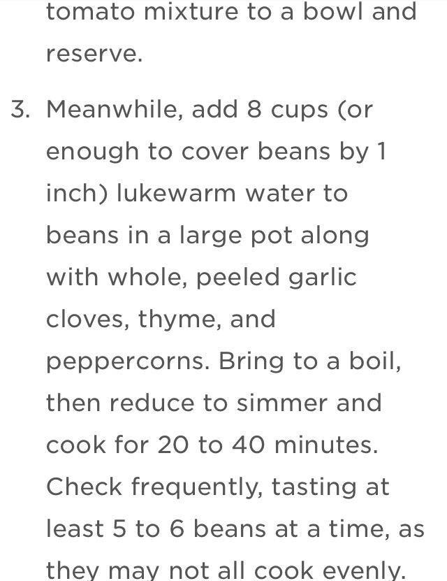 Italian Texan White Bean Stew 