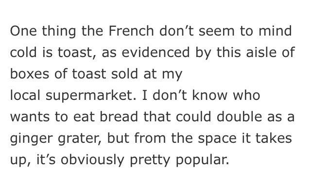 Cold Toast 