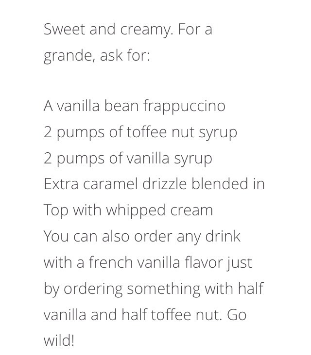 15 Secret Starbucks Menu Recipes 👍☕️