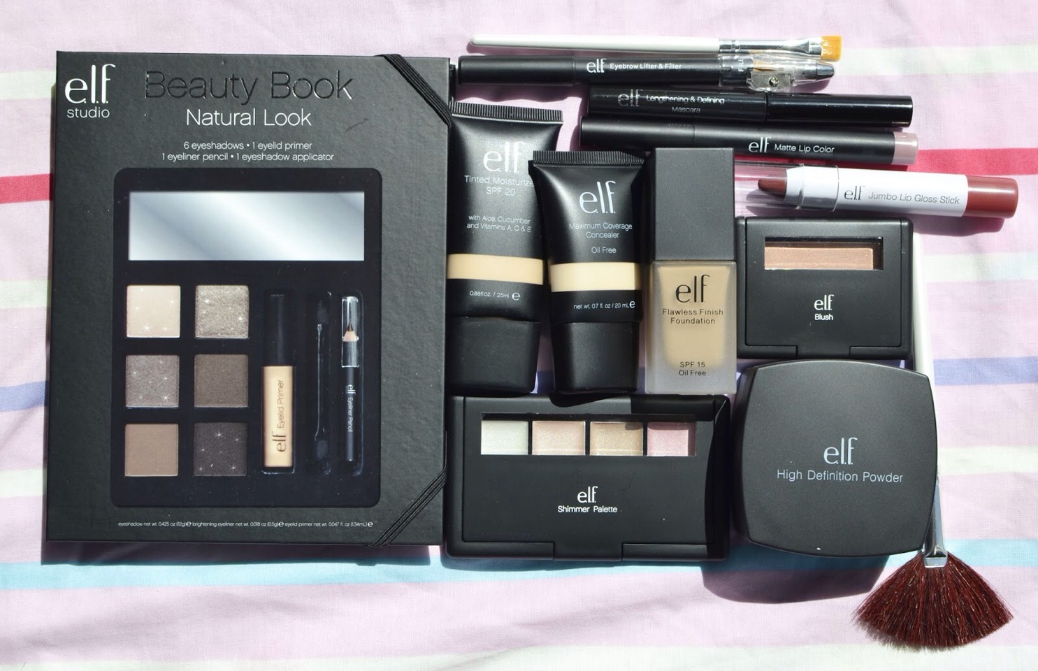 E.L.F. Cosmetics is the most inexpensive makeup I could think of that works pretty well! Most of the brushes are $1 to $3!!! There's no makeup that elf carries that is more than $10!! Highly recommended!