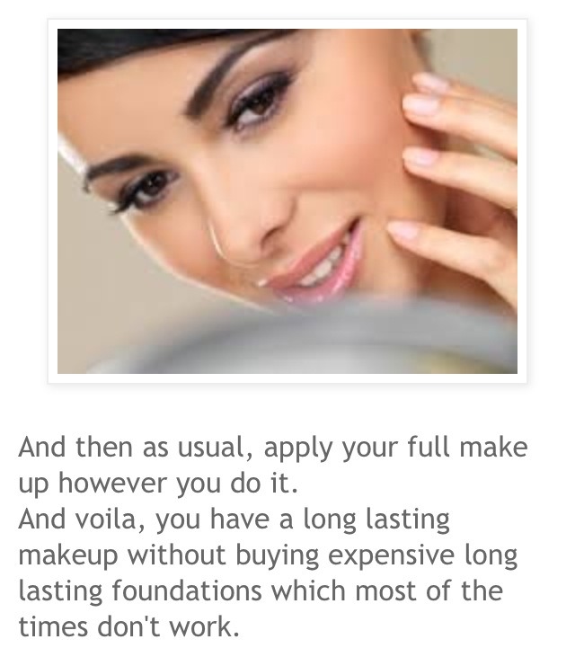 DIY: Quick Tip for 12 Hour Long Lasting Makeup
