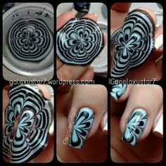 Cutest Marbling Nail Tutorial πππ―