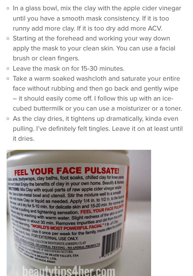 Deep Pore Cleansing Facial Mask!