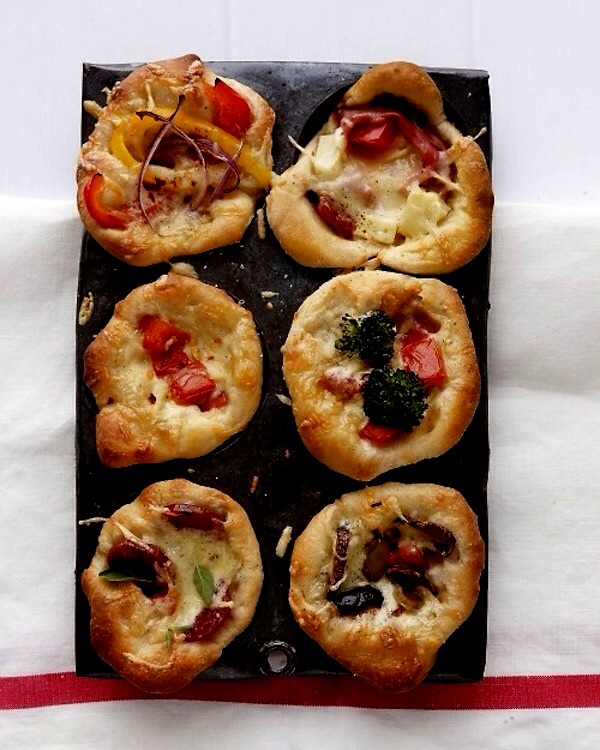 Mini Deep Dish Pizzas! 