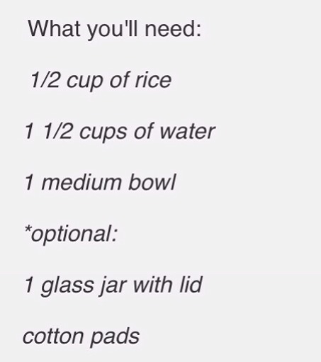 RICE WATER TONER 💁👍😍👌🙋