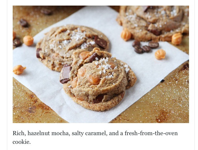 " Brown Butter Salted Caramel Mocha Cookies"๐