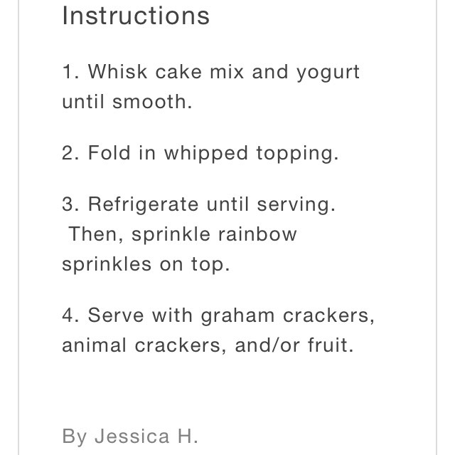 Party Cake Dip!