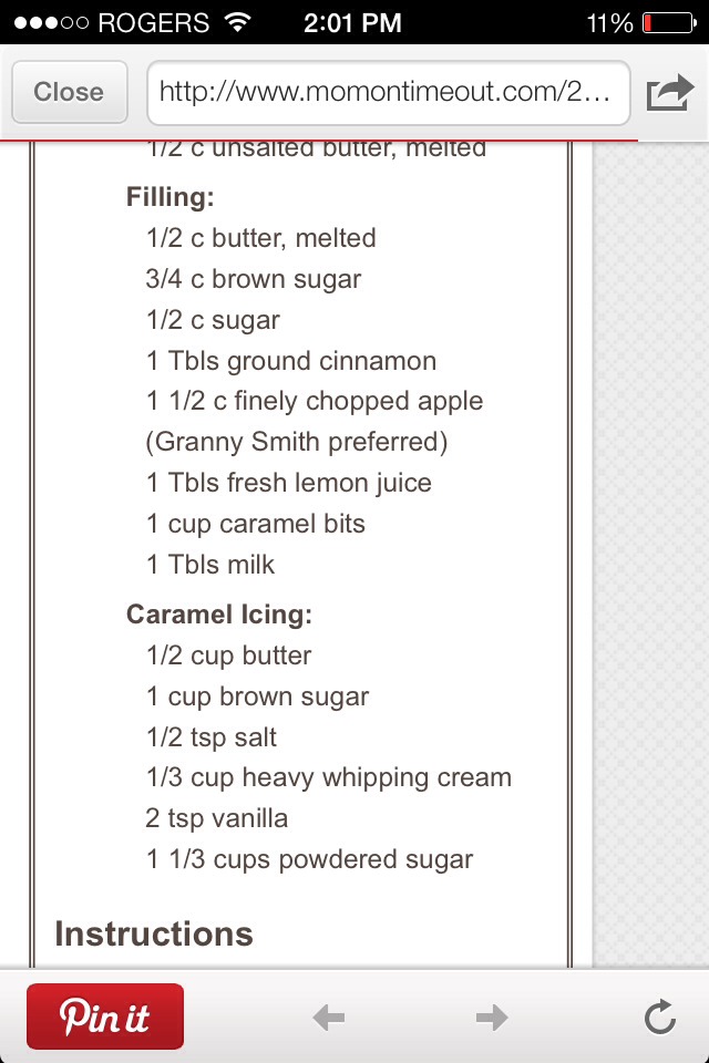 Caramel Apple Cinnamon Rolls!